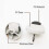 Front Wheel Replacement for Roborock E5 S5 Max S6 S7 - 2-Pack 5