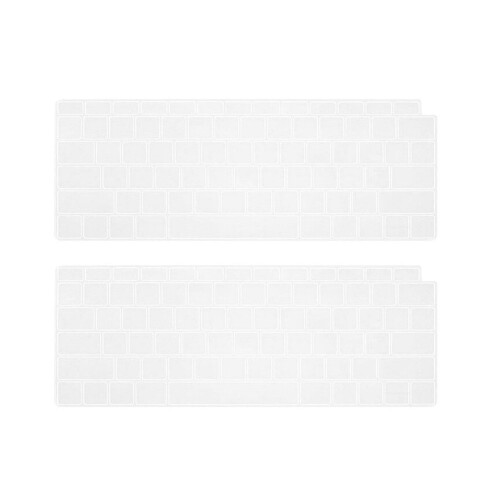 Silicone keyboard cover for Apple Macbook Pro 14 - Clear 2Pcs 1