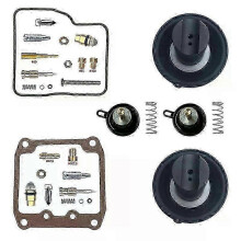 Kit de reparación de carburador para Suzuki Intruder VS800/VS800GL (1992-2009), incluye diafragma de émbolo de repuesto.