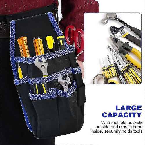 Belt tool pouch for craftsmen with durable oxford fabric 2