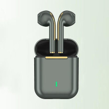 (green) J18 Headset Wireless Earphones Bluetooth Headphones compatible with Xiaomi True Stereo Sport Game TWS Earbuds In Ear With Mic Touch