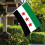 Drapeau syrien robuste 90 x 150 cm, bords à double couture 2