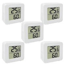 Lot de 5 mini-hygromètres muraux