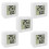Lot de 5 mini-hygromètres muraux 1