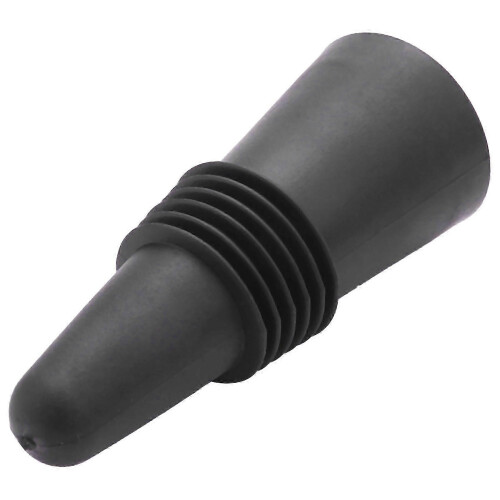 Black wine bottle stoppers set for preserving freshness 2
