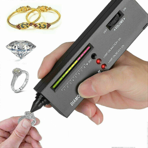LED diamond tester for jewelry and gemstone authenticity check