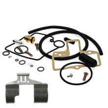 Kit de reconstrucción de carburador con flotador para Mikuni HSR42 Harley HARLEY TWIN CAM EVO BIG TWIN TM42 TM45 HSR 42mm 45mm 48mm Smoothbore KHS016