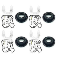 Reparatieset voor carburateur van de Yamaha YZF750R YZF750 YZF 750 R 1993 1994-1998: vacuümmembraan, vlotterklep (4 sets).