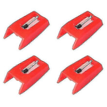 Agujas para tocadiscos (4 unidades) - Reemplazo universal para tocadiscos