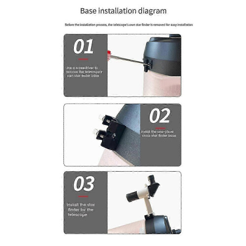 Support de lunette de visée pour télescope avec plaque à rainure en queue d'aronde 1