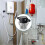 Inline waterfilter voor pomp, 3/8 inch zeef met slangnippel. 3
