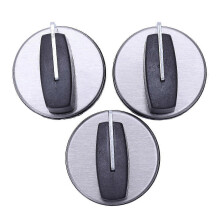 Sélecteur rotatif pour cuisinière à gaz - ensemble de 3 boutons de commande universels pour brûleur