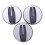 Rotary switch for gas stove - universal burner control knobs set of 3 1