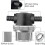 Inline waterfilter voor pomp, 3/8 inch zeef met slangnippel. 5