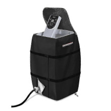 Robuuste, waterdichte beschermhoes voor verwarmingspompen van zwembaden en spa's.
