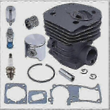 44mm Engine Cylinder Head Piston Air Filter Gasket Set for Husqvarna 340 345 350 346 346xp 351 353 Chainsaw Motor Overhaul