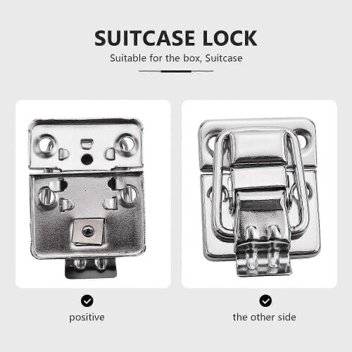 Travel lock for suitcase metal snap 30x43mm durable 1