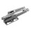 Spring-loaded hinge for folding sofa with silent damping 3