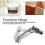 Spring-loaded hinge for folding sofa with silent damping 4