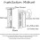 Concealed bolt for double doors, 2pcs flush door latch set 2