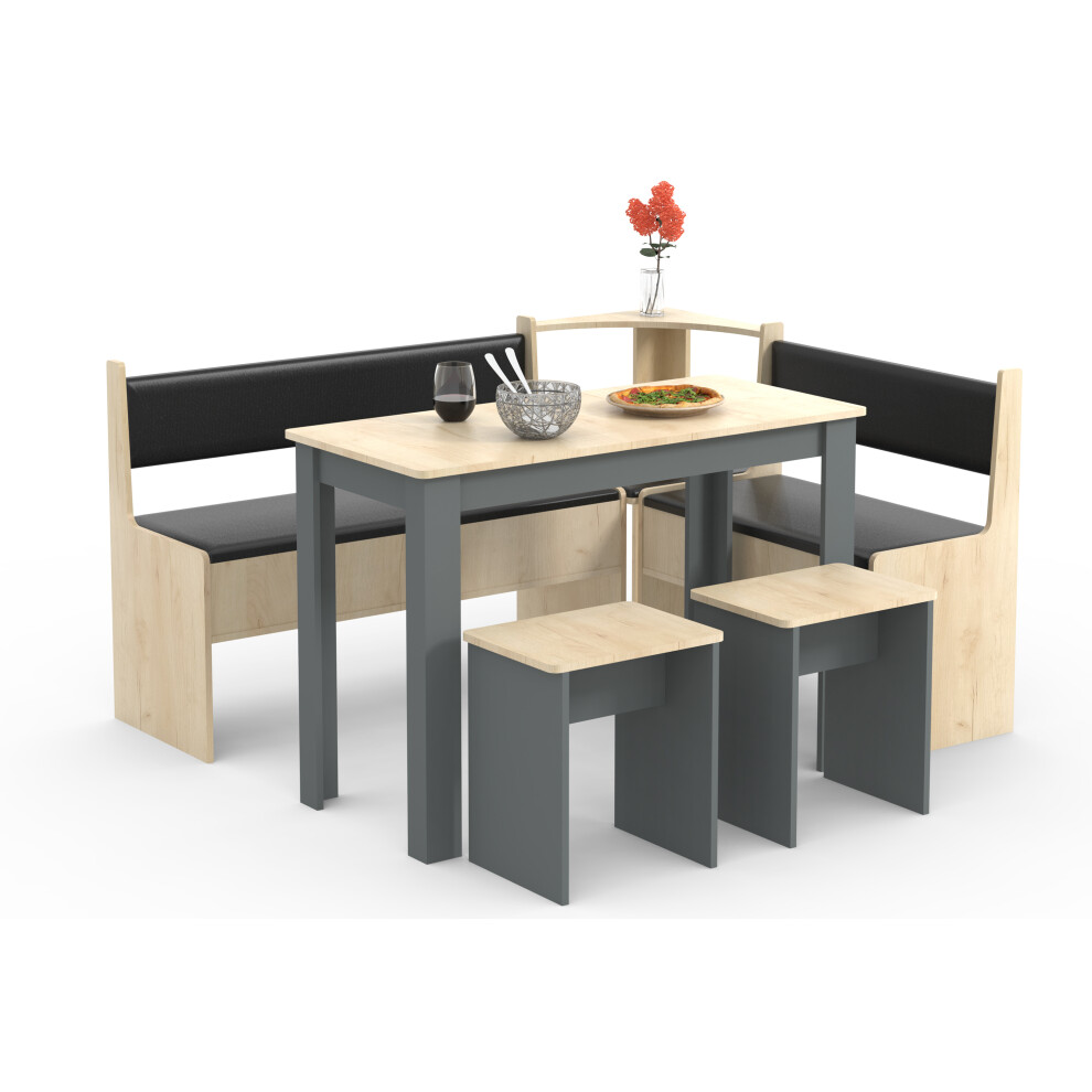 Vcm (Home Assembly Required, Dining Tables) Corner Bench Group Seating Group Esal Maxi