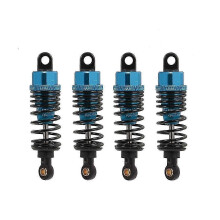 Amortiguador mejorado para coche RC TA05 TL01 1/10, 4 piezas de metal azul