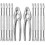 Lobster tools set with 2 crackers and 10 seafood forks 1