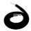 (Black) 1.5m Velvet Rope Crowd Control Stanchion Post Queue Line Barrier 1