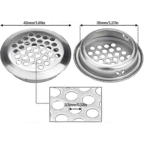 Round ventilation grille 30 pcs for kitchen exhaust system 1