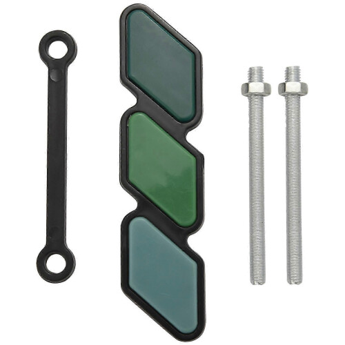 Car badge decals for 4Runner - Tri-color cyan grille emblems
