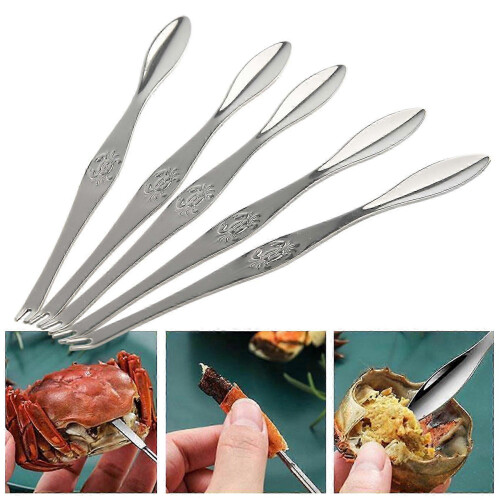 Crab cracker tool set for shellfish and lobster - 5 pieces 1