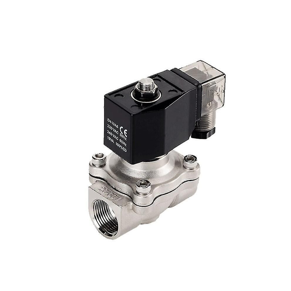 (120Vac Nbr-Seal Bsp) 3/4" Stainless Steel 220V Water Solenoid Valve Normally Closed Dn20 Waterproof Solenoid Valve3/4" 3492475675659