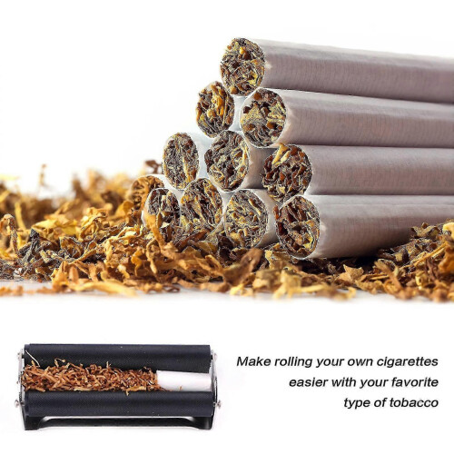 Tobacco roller machine for smooth hand rolling 70mm 2pcs metal 2