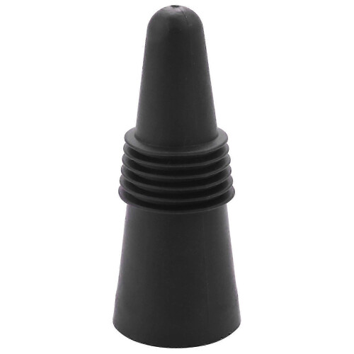 Black wine bottle stoppers set for preserving freshness