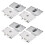 Cupboard rollers for sliding doors - 4 pairs durable wheels s202412241816 1