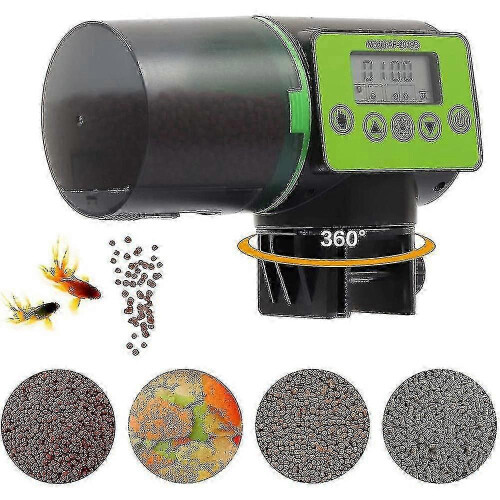 Timer fish feeder for aquarium with automatic feeding