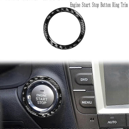 Engine start stop ring trim for IS series 2006-2012 carbon fiber 2