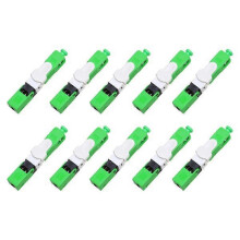 FTTH rýchlokonektor 10 ks SC/APC/UPC jednomódové optické vlákno