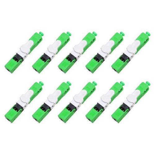 FTTH quick connector 10Pcs SC/APC/UPC single-mode fiber optic