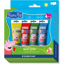 Staedtler Peppa Pig Finger Paints Assorted 4 Pack