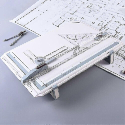 Table à dessin avec système de mesure d'angles pour architectes 1