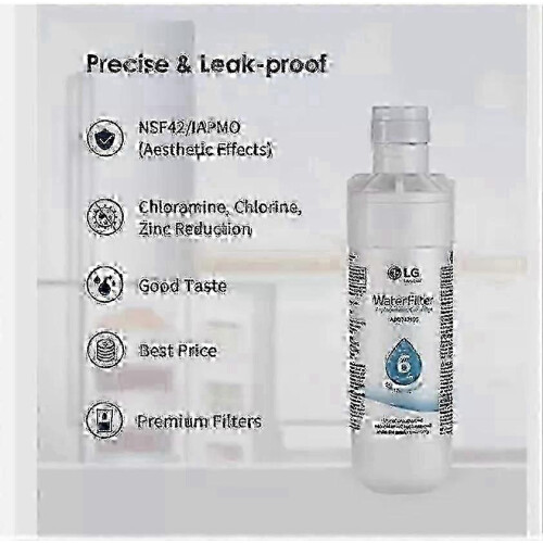 3-Pack LT1000P/ADQ747935 LG Pure Water Refrigerator Filter 1