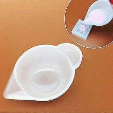 Mini measuring cups for resin art, 10 pcs silicone mold dispenser tools