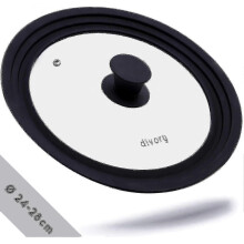 Tapa de vidrio resistente al calor para utensilios de cocina universales de 28, 30 y 32 pulgadas.