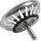 Kitchen sink basket for Franke 80mm manual drain filter 1