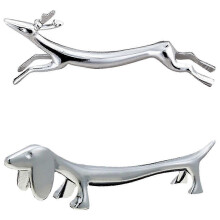 Porte-baguettes pour table à manger orné de cerfs et de teckels