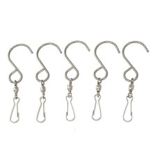 Crochets pivotants multiples pour décorations - Lot de 5 supports pour cristaux