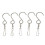 Multi swivel hooks for decorations - 5 pack crystal hangers 1