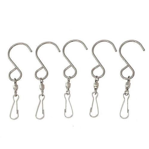 Multi swivel hooks for decorations - 5 pack crystal hangers