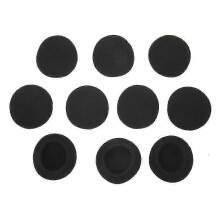 Black ear cushions for PX100 headphones - 5 replacement pads set